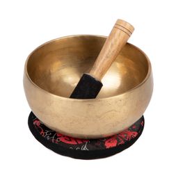 bodhi Tibetaanse klankschaal, incl. kussentje en houten klepel