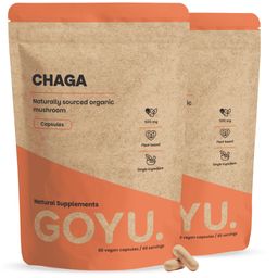 GOYU® - Gélules de Chaga 500 mg Bio - Pack duo