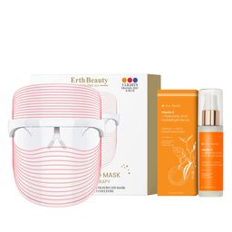Dr Eve Ryouth Draadloos LED Masker 3 Kleuren met Vitamine C Hydrabright Serum