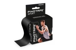 Bande de kinésiologie Pinotape Sport Sensitive Noir clair 5 cm x 5 m