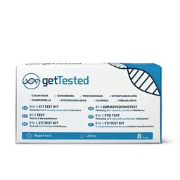 GetTested Kit de test IST 8 en 1 - STI Test - Rapid Test