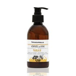 Huile corporelle hydratante naturelle - Huile pour la peau avec miel et aloe vera avec vitamine E