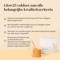 Glow25® Marine collageen poeder | perfecte oplosbaarheid | viscollageen | natuurlijk [300g]