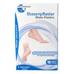 Dr. Kuechler Medical 15 stuks hydrocolloïde blarenpleisters, gemengd voordeelpakket, 3 maten