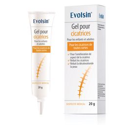 Evolsin® gel cicatrisant pour enfants & adultes - pommade cicatrisante réduit la visibilité des cica