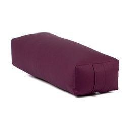 bodhi Salamba (rectangulaire) mousseline de yoga ECO, coques d'épeautre aubergine