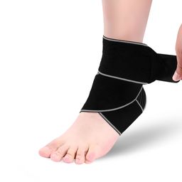 SHAPEVITAL Bandage de cheville Vital-Pro | sangle ajustable | bandes silicone antiglisse