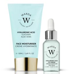Warda skincare Hyaluron dagcrème & serum set