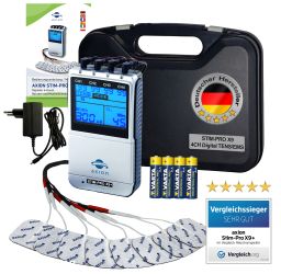 axion® 4-kanaals TENS EMS combinatie-apparaat STIM-PRO X9+