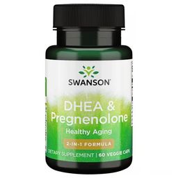 Swanson Health Products DHEA 25 mg & Pregnenolone 100 mg