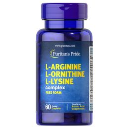 Puritan's Pride L-Arginine L-Ornithine L-Lysine 184 mg