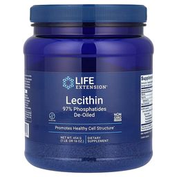 Life Extension De-Oiled Lecithin Powder 454 g