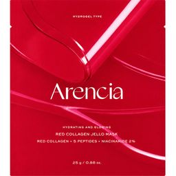 Masque hydrogel ARENCIA à la collagène rouge – Gelée