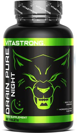 Vitastrong Drainpure Night - 60 tabletten, nachtelijk drainerend supplement tegen vochtretentie