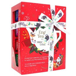 English Tea Shop Coffret "Collection Hiver" rouge avec nœud