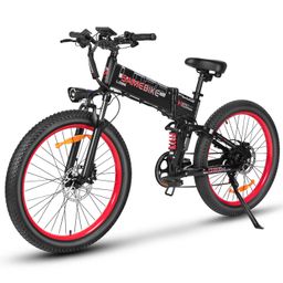 SAMEBIKE LO26Plus Vélo électrique pliant avec batterie 48V 15Ah