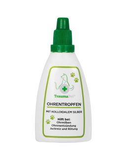 TraumaPet Oordruppels met colloïdaal zilver voor honden, katten en paarden