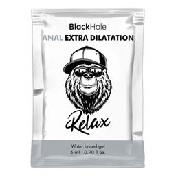 Zwart holwater gel extra dilatatie  enkele dosis