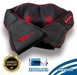 axion® Draadloos Shiatsu-massageapparaat voor de nek, met infrarood-warmtefunctie, nekmassage