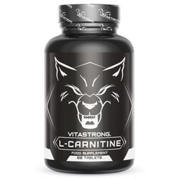 Vitastrong L-Carnitine – 60 Comprimés, Énergie À Partir Des Graisses