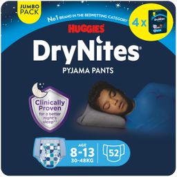 DryNites Culottes de Nuit pour Garçons 8-13 ans