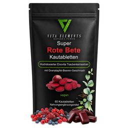 Vita Elements rode biet-kauwtabletten