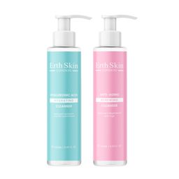 ErthSkin London Anti-Aging Vernieuwende Reiniger + Hydraterende Reiniger met Hyaluronzuur