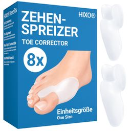 HIXO Écarteur d'orteils Hallux Valgus – protège l'oignon, silicone souple sans BPA.
