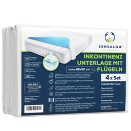 Sensalou alèse d'incontinence avec ailes imperméable