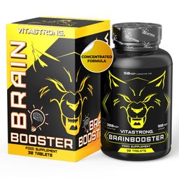 Vitastrong Brainbooster – 30 Comprimés, Concentration Et Mémoire
