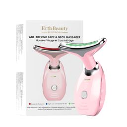 ErthSkin London Masseur anti-âge pour le visage et le cou rose