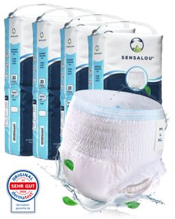 Sensalou Pantalon d'incontinence pour Adultes