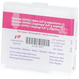 Sopreli Suppositoires Bébés