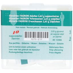 Fagron Glycerine 2,63 g Zetpillen Volwassenen