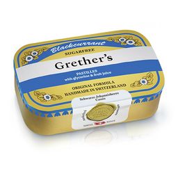 Grethers Pastilles Blackcurrant Suikervrij