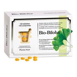 Pharma Nord Bio-Biloba | extrait de Ginkgo biloba | Circulation sanguine + Fonction cognitive