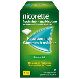 Nicorette® Freshmint Kauwgom 4mg Nicotine | Stoppen met Roken
