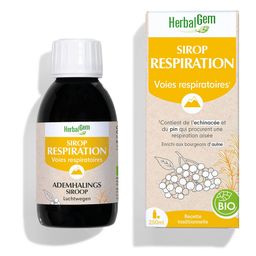 HerbalGem Sirop Pour la Respiration Bio