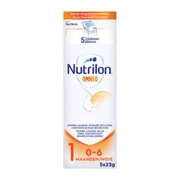 Nutrilon Omneo 1 Krampen, kolieken, moeizame ontlasting en constipatie baby 0-6 maanden Zakjes 5x23g