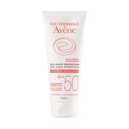 Avène Zon SPF 50+ Minerale melk Zeer hoge zonnebescherming | Gevoelige intolerante huid