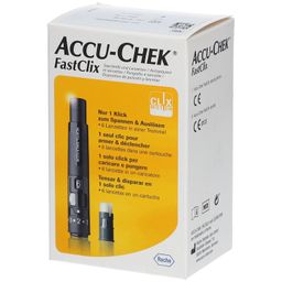 Accu-Chek FastClix AutoPiqueur + Cartouche de 6 Lancettes