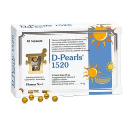 Pharma Nord D-Pearls 1520 | vitamine D | Immuunsysteem + Botten & tanden