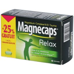 MAGNECAPS® Relax + 25 % GRATUIT