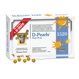 Pharma Nord D-Pearls 1520 100 + 20 capsules GRATUITES | vitamine D | Immunité + Os & dents