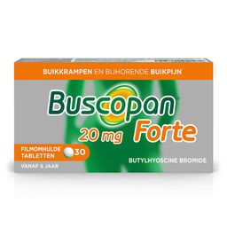 Buscopan® Forte 20 mg | Buikkrampen En Bijhorende Buikpijn