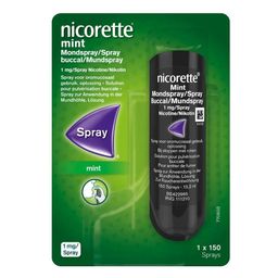 Nicorette® Mint Mondspray 1mg/Spray | Stoppen met Roken