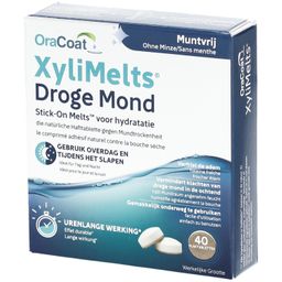 XyliMelts Plaktabletten Droge Mond Muntvrij