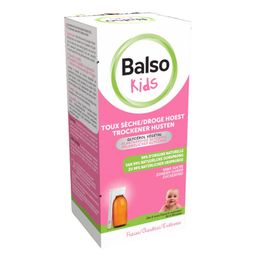 Balso Kids Sirop Toux Sèche | 99 % d'Origine Naturelle Bébés Et Enfants de 6 Mois à 6 Ans