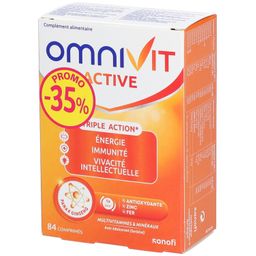 Omnivit Active Prix Réduit | Multivitamine pour Énergie, Immunité & Concentration Mentale