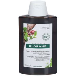 Klorane Force - Cheveux Fatigués - Chute Shampooing à la Quinine & Edelweiss Bio